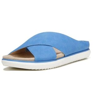 Naturalizer Women's Jessa Criss Cross Sandal In Turquoise (WIDE)